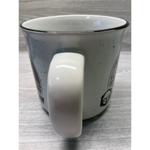 Star Wars The Mandalorian Baby Yoda Grogu Camper Mug 20 oz Wherever I Go He Goes - Picture 6 of 8